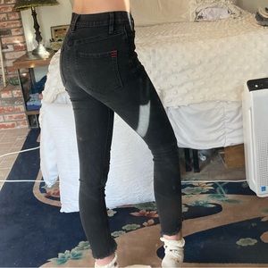 BDG skinny high rise cropped jeans